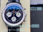 Swiss Copy Breitling Navitimer BLS B01 Chronograph 43 Black-White Dial Bracelet